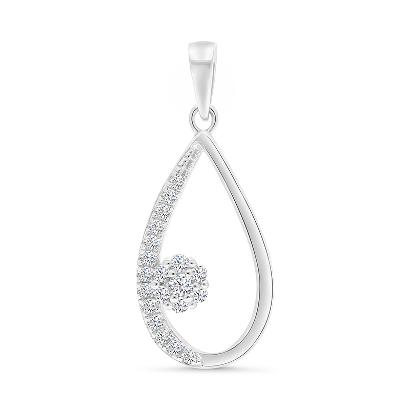 Sterling Silver 925 Pendant Rhodium Plated