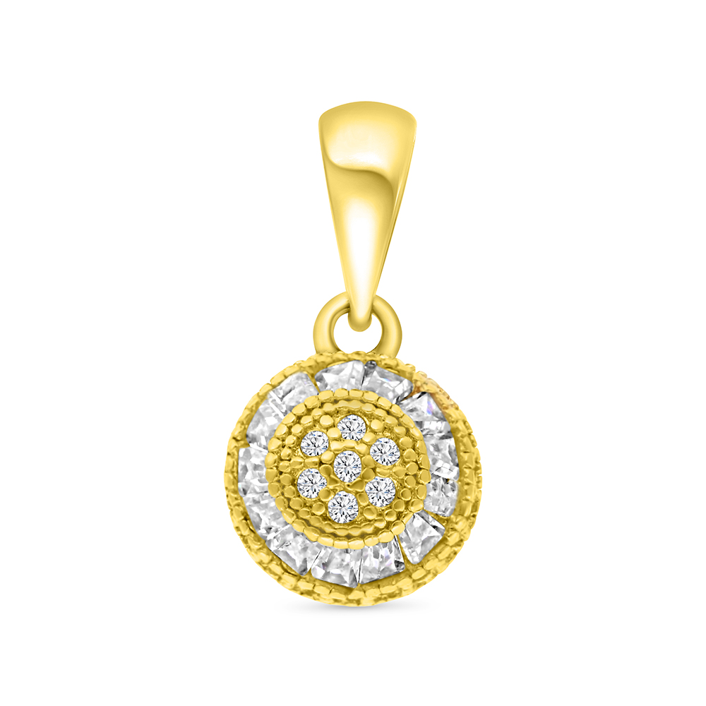 Sterling Silver 925 Pendant Gold Plated