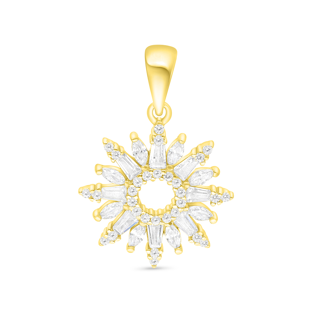 Sterling Silver 925 Pendant Gold Plated