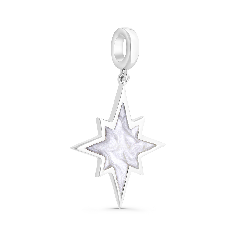 Sterling Silver 925 Pendant Rhodium Plated