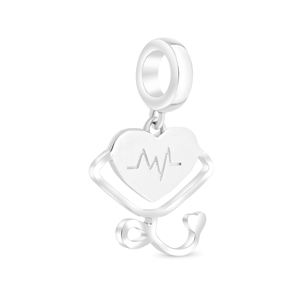 Sterling Silver 925 Pendant Rhodium Plated