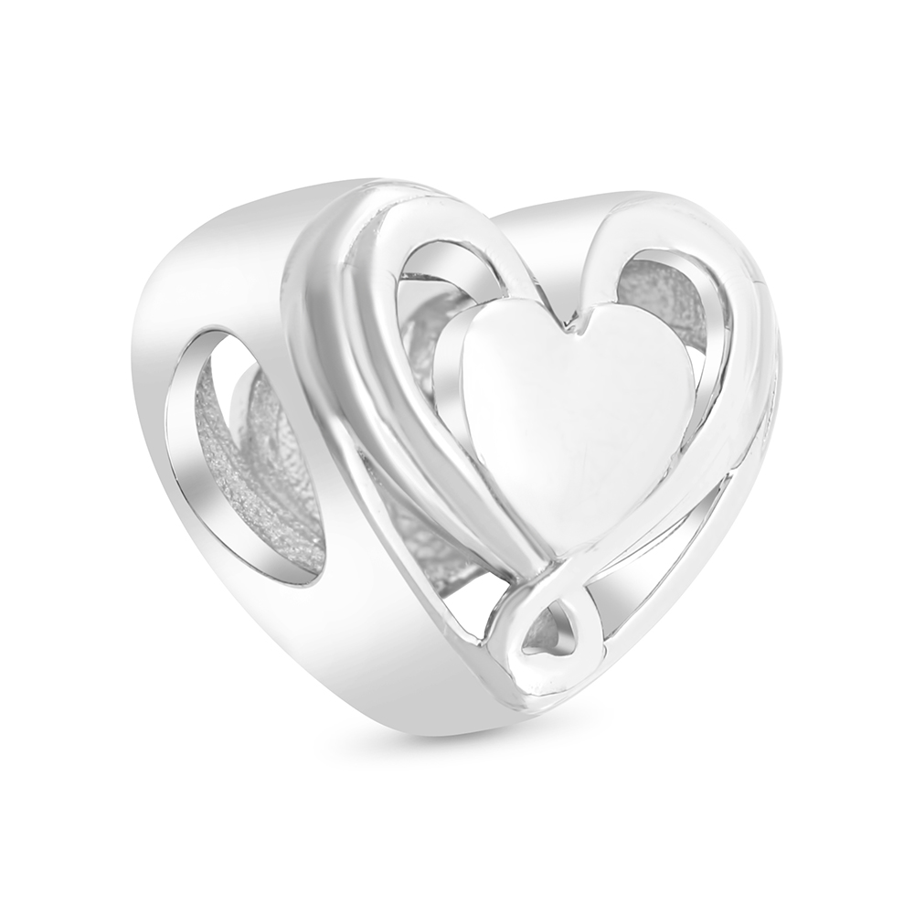 Sterling Silver 925 CHARM Rhodium Plated