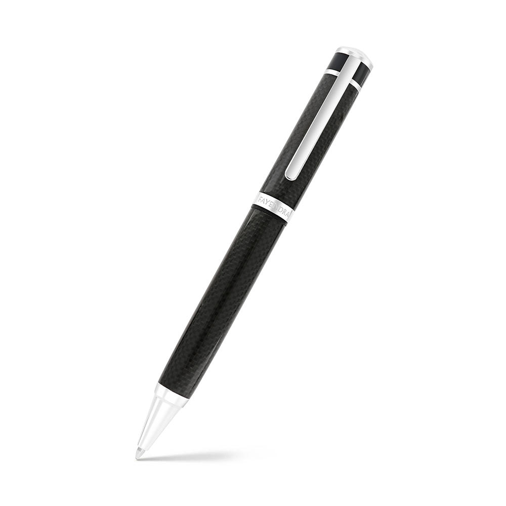 Fayendra Pen Rhodium Plated  And carbon fiber