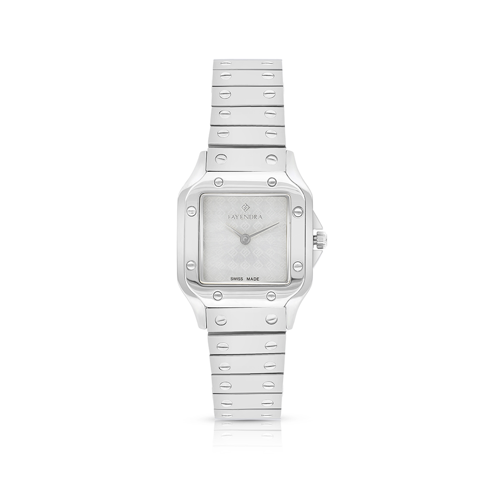 Stainless Steel 316L Watch Silver Color - silver metal dial 