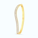 Sterling Silver 925 Bangle Gold Plated