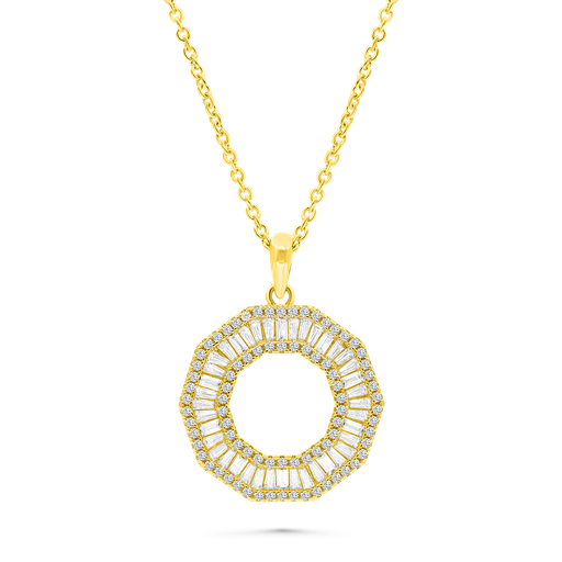 [NCL02WCZ00000A378] Sterling Silver 925 Necklace Gold Plated