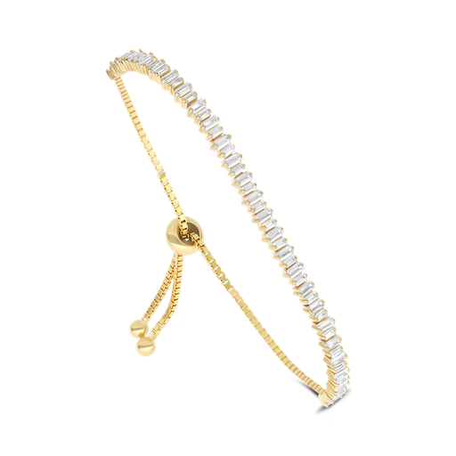 [BRC02WCZ00000A737] Sterling Silver 925 Bracelet Gold Plated