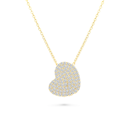 [NCL02WCZ00000A512] Sterling Silver 925 Necklace Gold Plated