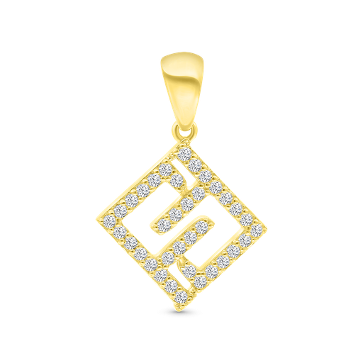 [PND02WCZ00000A714] Sterling Silver 925 Pendant Gold Plated