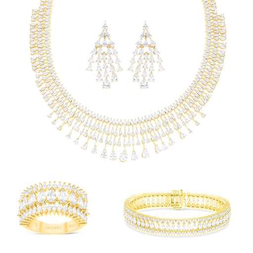 Sterling Silver 925 Set Gold Plated