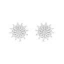 Sterling Silver 925 Earring Rhodium Plated