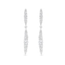 Sterling Silver 925 Earring Rhodium Plated