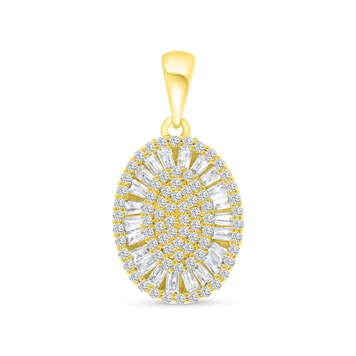 [PND02WCZ00000A819] Sterling Silver 925 Pendant Gold Plated