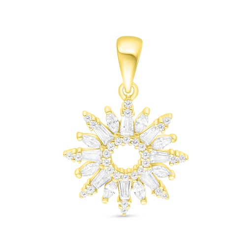 [PND02WCZ00000A824] Sterling Silver 925 Pendant Gold Plated