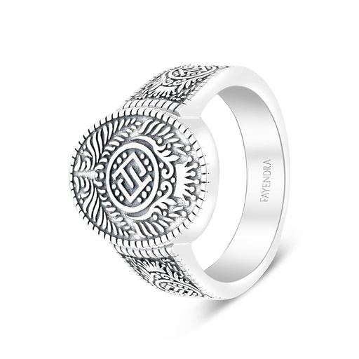 Sterling Silver 925 Ring For Men LOGO