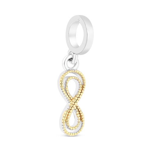 [PND2800000000A882] Sterling Silver 925 Pendant Rhodium And Gold Plated