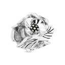 Sterling Silver 925 CHARM Rhodium Plated AND BLACK