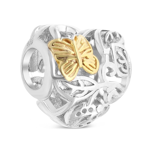 [BCB2800000000A295] Sterling Silver 925 CHARM Rhodium And Gold Plated