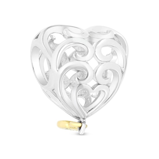 [BCB2800000000A359] Sterling Silver 925 CHARM Rhodium And Gold Plated
