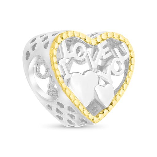 [BCB2800000000A375] Sterling Silver 925 CHARM Rhodium And Gold Plated