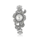 Sterling Silver 925 Watch Embedded With Marcasite Stones
