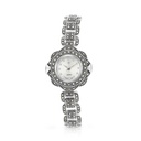 Sterling Silver 925 Watch Embedded With Marcasite Stones