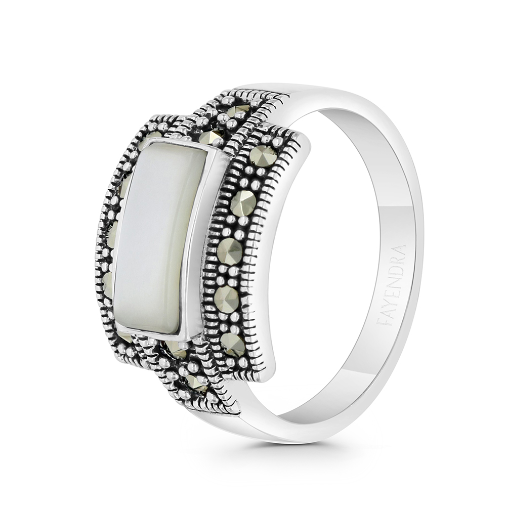 Marcasite on sale wedding rings