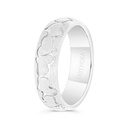 Sterling Silver 925 WEDDING RING Rhodium Plated For Men