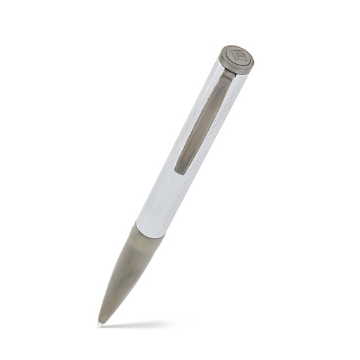 [PEN0901005000A030] Fayendra Luxury Pen Silver And Gray Plated 