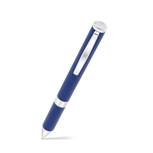 [PEN09BLU01000A031] قلم فايندرا الفاخر مطلي فضي blue lacquer