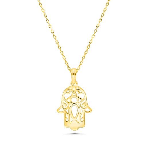 [NCL0200000000B383] Sterling Silver 925 Necklace Gold Plated