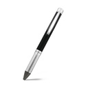 Fayendra Luxury Pen Silver And Black Plated Embedded With Small Checkered Pattern
