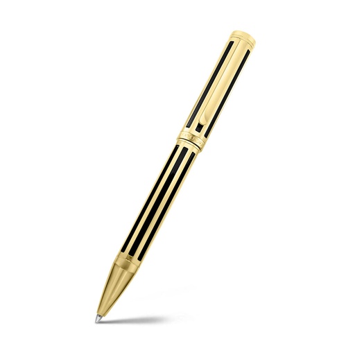 [PEN0900001000A121] Fayendra Pen Golden And Black Plated Embedded With Special Design