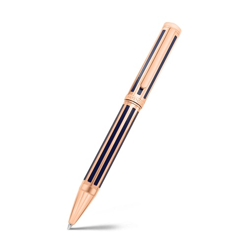 [PEN0900002000A121] قلم فايندرا الفاخر بتصميم خاص وطلاء ذهبي روز  وازرق