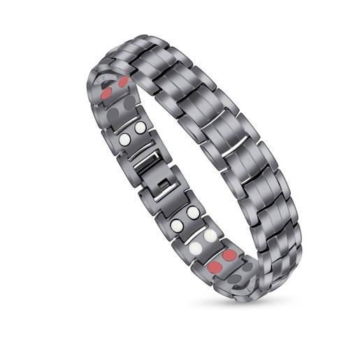 [BRC0900001000A176] Stainless Steel 316L Bracelet, Black Plated For Men