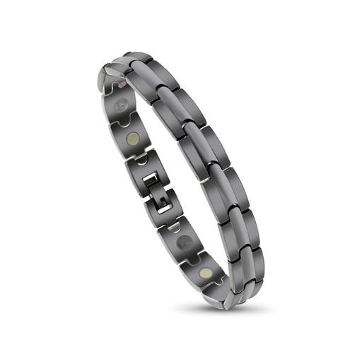 [BRC0900000000A177] Stainless Steel 316L Bracelet, Black Plated For Men