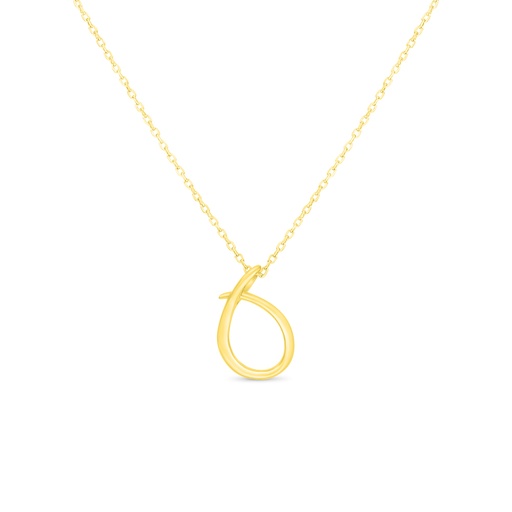 [NCL0200000000B746] Sterling Silver 925 Necklace Golden Plated 
