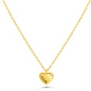 Sterling Silver 925 Necklace Golden Plated 