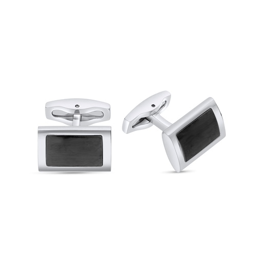 [CFL1000000000A039] Stainless Steel Cufflink 316L Gray Plated 