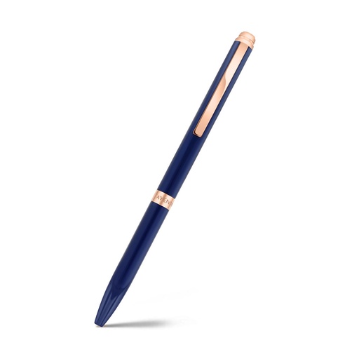 [PEN0900001000A125] قلم فايندرا الفاخر مطلى روز وازرق