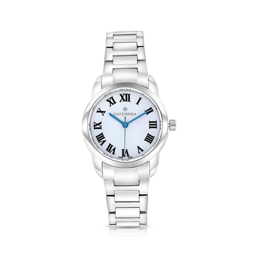 [WAT3100001SILW063] ساعة ستانلس ستيل عيار 316 ارقام سوداء SILVER DIAL