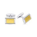 Stainless Steel Cufflink 316L Silver And Golden Plated 