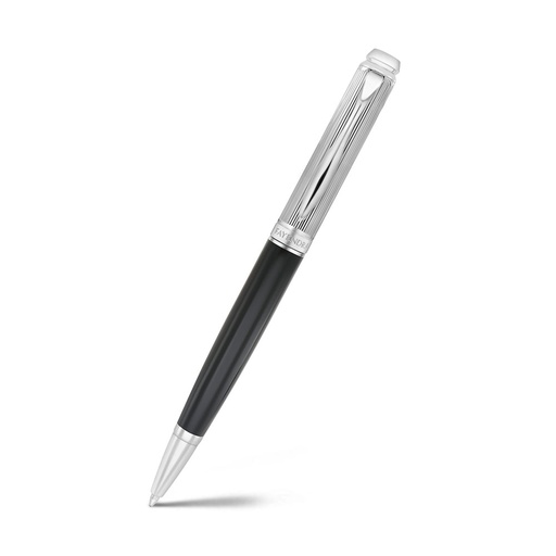 [PEN0900003000A129] Fayendra Luxury Pen Silver And Black Plated 