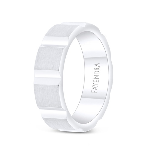 Tungsten Carbide Wedding Ring Steel Color Plated For Men
