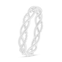 Sterling Silver 925 Ring Rhodium Plated 