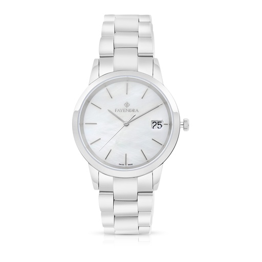 [WAT3100000MOPW103] ساعة ستانلس ستيل عيار 316 بلون فضي WHITE DIAL