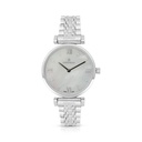 Stainless Steel 316 Watch Silver Color - WHITE DIAL