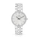 Stainless Steel 316 Watch Silver Color For Men - WHITE DIAL