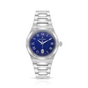 Stainless Steel 316L Watch Silver Color For Men - blue MOP dial